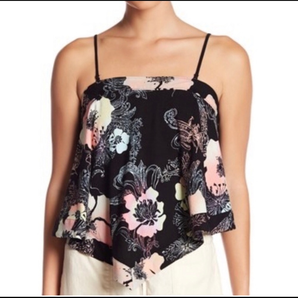 NWT Floral Free People Cami/Tube Top Size Medium